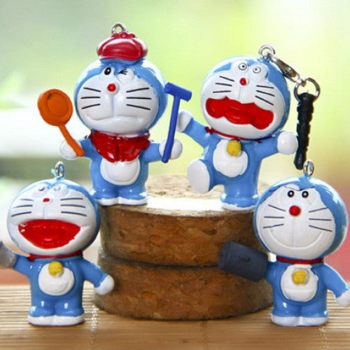 Anti Dust Proof Plugy Ear Cap Cell Phone Charm for all smartphones,  3-4cm PVC Doraemon Headphone Earphone 3.5mm